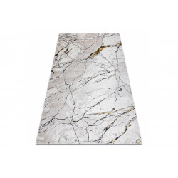 Kusový koberec Gloss 529A 53 3D mramor ivory/beige