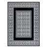 Kusový koberec Gloss 6776 85 greek black/ivory
