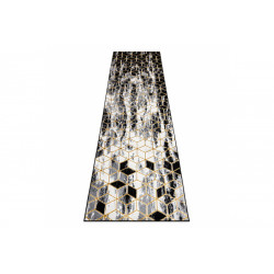Běhoun Gloss 409A 82 3D cubes black/gold/grey