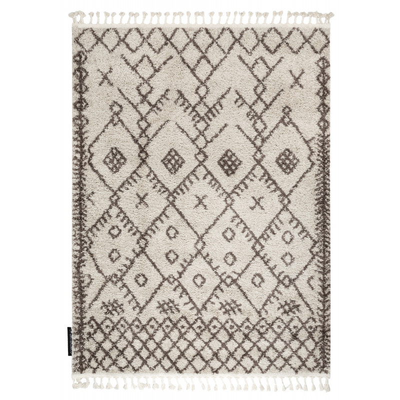 Kusový koberec Berber Tanger B5940 cream and brown