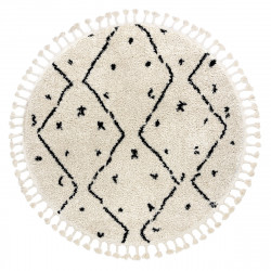 Kusový koberec Berber Tetuan B751 cream kruh