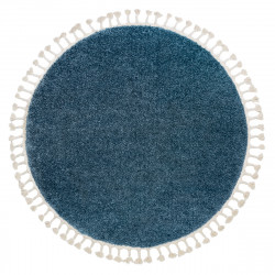 Kusový koberec Berber 9000 blue kruh