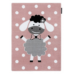 Dětský kusový koberec Petit Dolly sheep pink