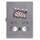 Dětský kusový koberec Petit Cat crown grey