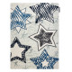 Dětský kusový koberec Petit Stars blue