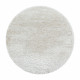 AKCE: 80x80 (průměr) kruh cm Kusový koberec Brilliant Shaggy 4200 Natur kruh