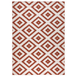 AKCE: 80x150 cm Kusový koberec Twin-Wendeteppiche 103130 terra creme