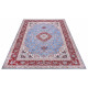 AKCE: 80x150 cm Kusový koberec Asmar 104968 light blue, dark red