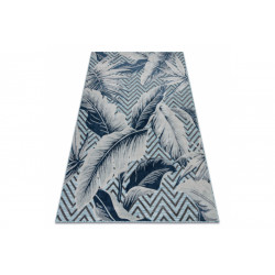 Kusový koberec Botanic 65242 Feathers aqua – na ven i na doma
