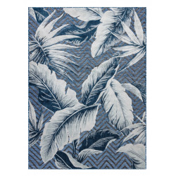 Kusový koberec Botanic 65242 Feathers navy – na ven i na doma