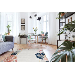 Kusový koberec Botanic 65240 Flamingo grey – na ven i na doma