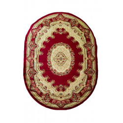 Kusový koberec Adora 5547 B (Red) ovál