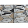 Kusový koberec Cooper Sisal Mosaic 22222 ecru/black
