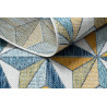 Kusový koberec Cooper Sisal Mosaic 22222 ecru/navy