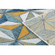 Kusový koberec Cooper Sisal Mosaic 22222 ecru/navy