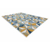 Kusový koberec Cooper Sisal Mosaic 22222 ecru/navy