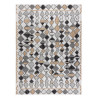 Kusový koberec Cooper Sisal Diamonds 22217 ecru/black