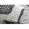 Kusový koberec Cooper Sisal Diamonds 22217 ecru/black