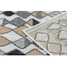 Kusový koberec Cooper Sisal Diamonds 22217 ecru/black