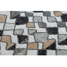 Kusový koberec Cooper Sisal Diamonds 22217 ecru/black