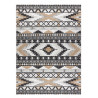 Kusový koberec Cooper Sisal Aztec 22235 ecru/black – na ven i na doma
