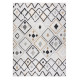 Kusový koberec Cooper Sisal Diamonds 22236 ecru/black