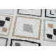 Kusový koberec Cooper Sisal Diamonds 22236 ecru/black