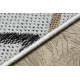 Kusový koberec Cooper Sisal Diamonds 22236 ecru/black