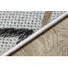 Kusový koberec Cooper Sisal Diamonds 22236 ecru/black