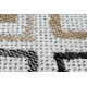Kusový koberec Cooper Sisal Diamonds 22236 ecru/black