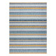 Kusový koberec Cooper Sisal Stripes 22238 ecru/navy