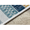 Kusový koberec Cooper Sisal Stripes 22238 ecru/navy