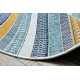 Kusový koberec Cooper Sisal Stripes 22238 ecru/navy