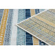 Kusový koberec Cooper Sisal Stripes 22238 ecru/navy