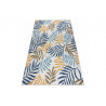 Kusový koberec Cooper Sisal Leaves 22251 ecru/navy