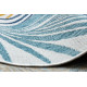 Kusový koberec Cooper Sisal Palm leaves 22258 ecru/navy