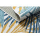 Kusový koberec Cooper Sisal Palm leaves 22258 ecru/navy