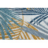 Kusový koberec Cooper Sisal Palm leaves 22258 ecru/navy – na ven i na doma