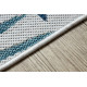 Kusový koberec Cooper Sisal Palm leaves 22258 ecru/navy