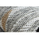 Kusový koberec Cooper Sisal Palm leaves 22258 ecru/black