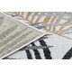 Kusový koberec Cooper Sisal Palm leaves 22258 ecru/black