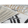 Kusový koberec Cooper Sisal Palm leaves 22258 ecru/black
