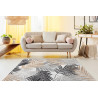 Kusový koberec Cooper Sisal Palm leaves 22258 ecru/black