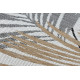 Kusový koberec Cooper Sisal Palm leaves 22258 ecru/black