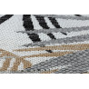 Kusový koberec Cooper Sisal Palm leaves 22258 ecru/black