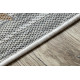 Kusový koberec Cooper Sisal Palm leaves 22258 ecru/black