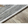 Kusový koberec Cooper Sisal Palm leaves 22258 ecru/black
