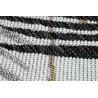 Kusový koberec Cooper Sisal Palm leaves 22258 ecru/black