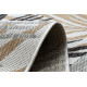 Kusový koberec Cooper Sisal Palm leaves 22258 ecru/black