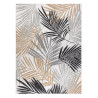 Kusový koberec Cooper Sisal Palm leaves 22258 ecru/black